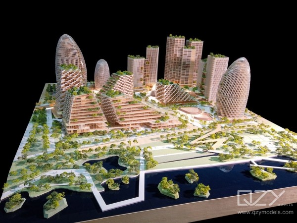 architectural model shop | Urban Design Wood-made City Planning Detailed Physical Models - 10 -years Model Maker Professional Company