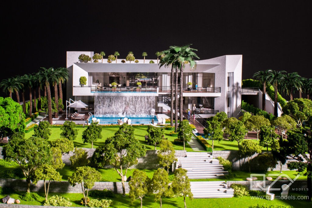 Saudi Versace Villa Physical Model Design-QZY architect building model