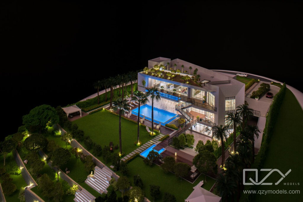 Saudi Versace Villa Physical Model Design-QZY architect model