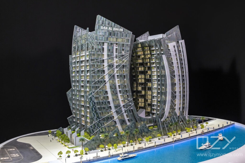 Dubai Luxury Apartments Model - QZY:Architecture Models Maker Expert| architectural scale model makers