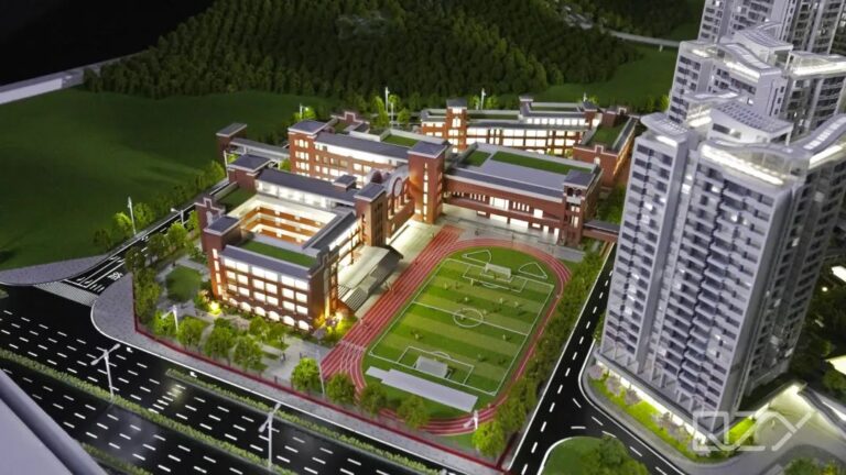 Hengqin New Neighborhood Residential Architecture Model