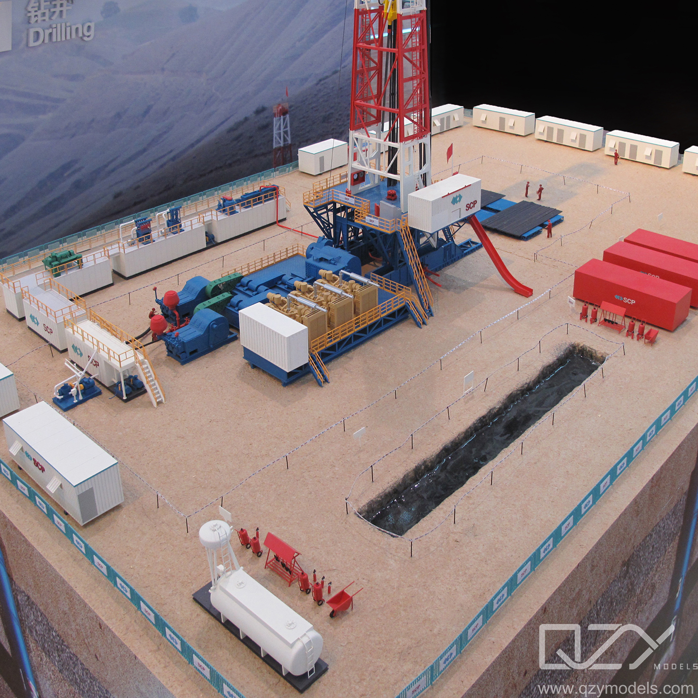 Discover the Expertise of QZYModels: Oil Extraction Rig Industrial Model