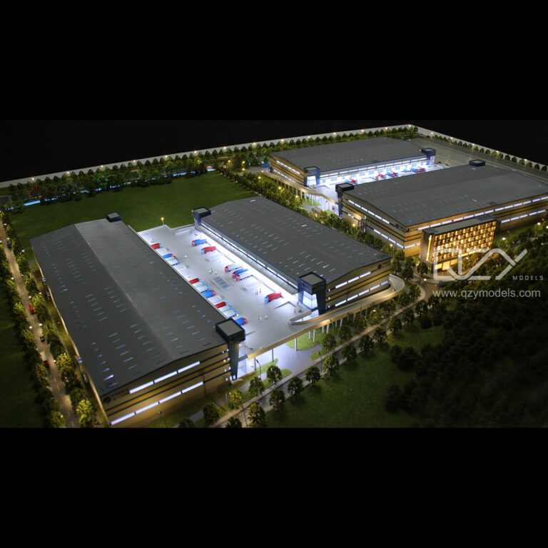 Logistics Industrial Park Architectural Model