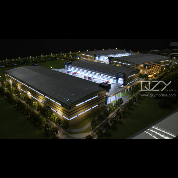  Logistics Industrial Park Architectural Model