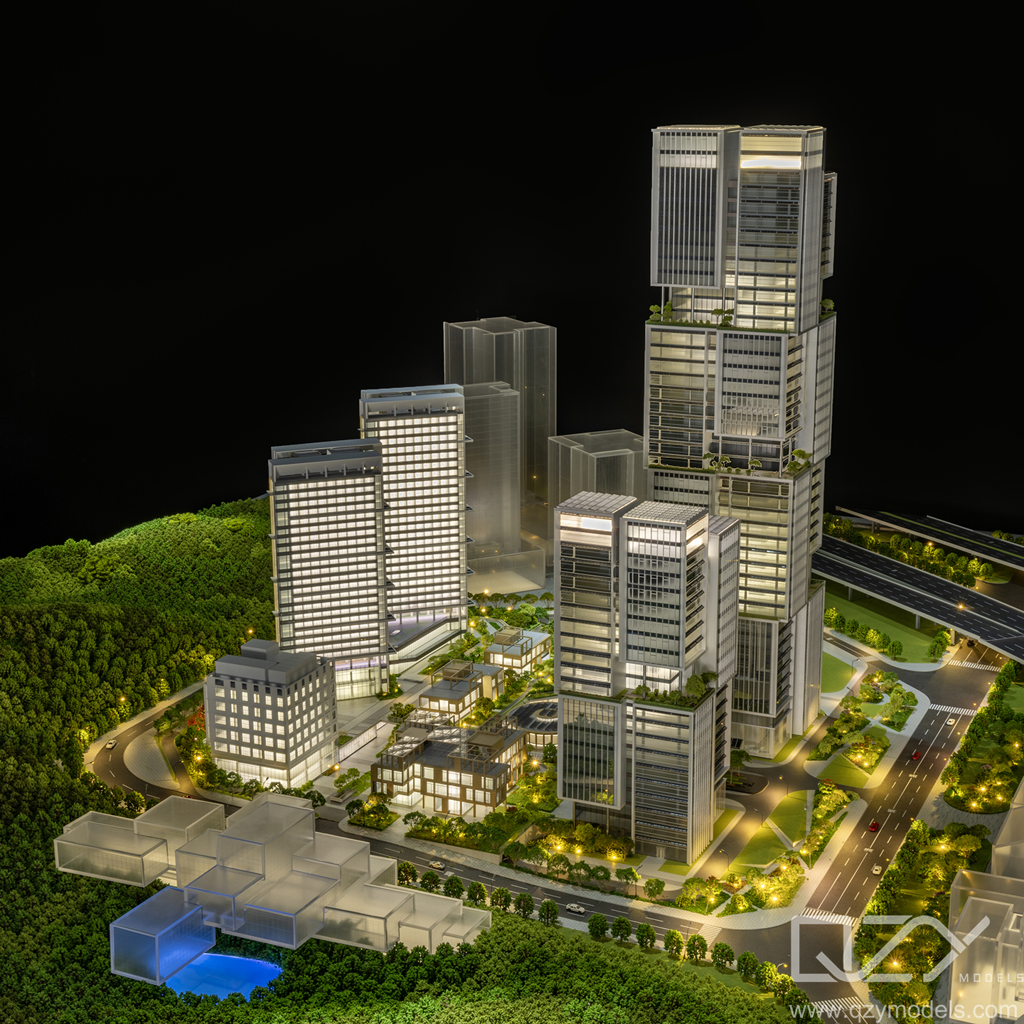 Shenzhen Ecological Intelligence Valley Showcase Architectural Model