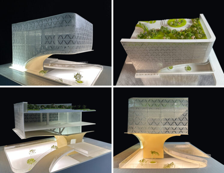 6 Hengqin Cultural & Arts Complex architectural model