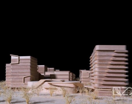 Zhuhai Hengqin Cultural World- Wooden Conceptual Art Model | QZY:Architecture Model Professional Make | architect model maker