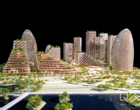 Shenzhen Dachan Bay Planning- Exceptional Physical Model - QZY - Architecture Models Maker Comany | materials for making architectural models balsa wood architectural models