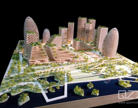 Shenzhen Dachan Bay Planning- Exceptional Physical Model - QZY - Architecture Models Maker Comany | materials for making architectural models balsa wood architectural models architectural model photography