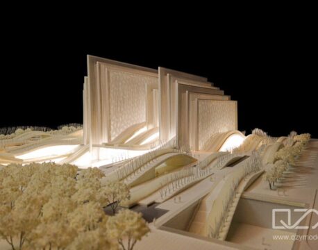 QZY Models | Shenzhen Reform and Opening Exhibition Hall Competition​ | architect house model architectural model